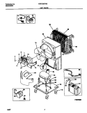 UNIT PARTS Diagram and Parts List for MDDQ50FW2  Frigidaire Dehumidifier