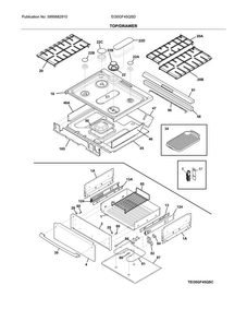 Part Location Diagram of 809123702 Frigidaire DEFLECTOR