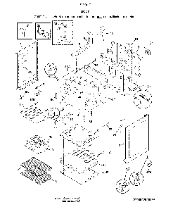 Body Diagram and Parts List for 79094172316  Kenmore Range