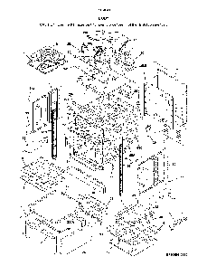 Body Diagram and Parts List for 79040419810  Kenmore Wall Oven