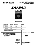 COVER Diagram and Parts List for 31-4592-00-03  Tappan Range