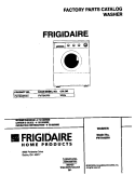 COVER Diagram and Parts List for FWT645RHS1  Frigidaire Washer