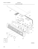 CONTROLS/TOP PANEL Diagram and Parts List for CDG2000FW1  Crosley Dryer
