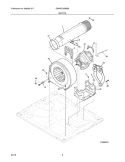 MOTOR Diagram and Parts List for EWMED65IMB0  Electrolux Dryer