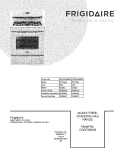 COVER Diagram and Parts List for CGGF3054MBA  Frigidaire Range