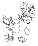 ICE & WATER DISPENSER Diagram and Parts List for F45WP26CW1  Frigidaire Refrigerator