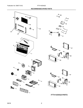 Part Location Diagram of 5304521228 Frigidaire WHEEL-BLOWER