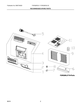 Part Location Diagram of 5304517013 Frigidaire FRAME