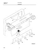Part Location Diagram of 316034118 Frigidaire PANEL-CONTROL