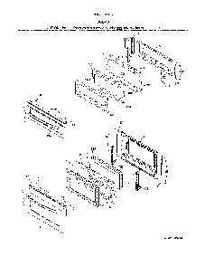 Doors Diagram and Parts List for 79078143413  Kenmore Range