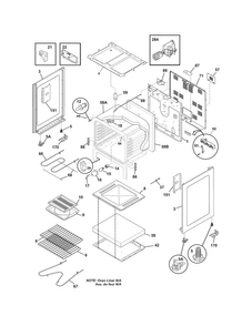 Body Diagram and Parts List for KEF355XSD  Kelvinator Range