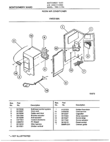 Part Location Diagram of A477201 Frigidaire Control