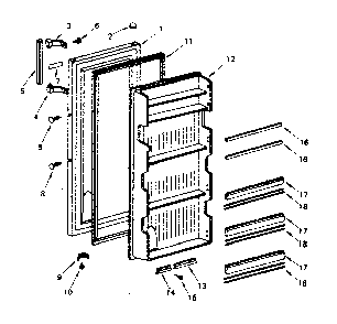 Part Location Diagram of 300091 Whirlpool NLABRACKET, OVEN ORIFICE