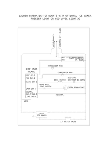 Wiring Schematic Diagram and Parts List for FFHI1831QP1  Frigidaire Refrigerator