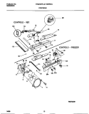CONTROLS Diagram and Parts List for F45WP24CW0  Frigidaire Refrigerator