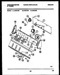 CONSOLE AND CONTROL PARTS Diagram and Parts List for LA700AXW2  Frigidaire Washer