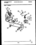 CONSOLE AND CONTROL PARTS Diagram and Parts List for LC400RXD2  Frigidaire Washer