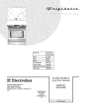 COVER Diagram and Parts List for BFES368EC6  Frigidaire Wall Oven