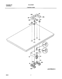 CONTROL PANEL Diagram and Parts List for GLEC36S8ABB  Frigidaire Cooktop