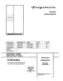 COVER Diagram and Parts List for GLRS234ZAW5  Frigidaire Refrigerator