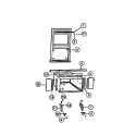 WINDOW MOUNTING PARTS Diagram and Parts List for AR18NS5N1  Frigidaire Air Conditioner