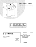 COVER Diagram and Parts List for FDR30LPDC  Frigidaire Grill