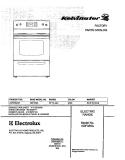 COVER Diagram and Parts List for KEF355ASF  Kelvinator Range