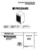 COVER Diagram and Parts List for MDDQ50FF2  Frigidaire Dehumidifier