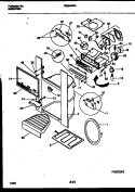 ICE DOOR, DISPENSER AND WATER TANKS Diagram and Parts List for FRS24WRAD2  Frigidaire Refrigerator
