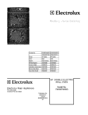 COVER Diagram and Parts List for EW30EW65GW7  Electrolux Range