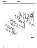 INSTALLATION Diagram and Parts List for TMT116E1W0  Tappan Microwave
