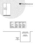 COVER Diagram and Parts List for WRS26MF5ASQ  Crosley Refrigerator
