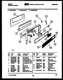 FREEZER DOOR PARTS Diagram and Parts List for RS19F3WX1A  Gibson Refrigerator