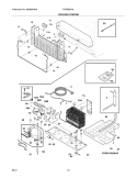 SYSTEM Diagram and Parts List for FGHB2844LE6  Frigidaire Refrigerator