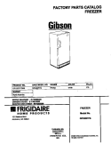 COVER Diagram and Parts List for GFU20F7GW3  Gibson Freezer