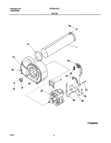 MOTOR Diagram and Parts List for GGF331AS2  Gibson Dryer