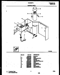 CONTROL PARTS Diagram and Parts List for WAC063T7A1  Frigidaire Air Conditioner