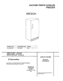 COVER Diagram and Parts List for UL2100ECW3  Electrolux Freezer