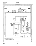 WIRING SCHEMATIC Diagram and Parts List for GSG3PZBBA  Frigidaire Range