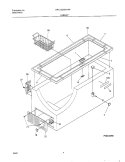 CABINET Diagram and Parts List for WFC20M4HW1  Westinghouse Freezer