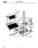COOLING SYSTEM Diagram and Parts List for FRT22RHAB2  Frigidaire Refrigerator
