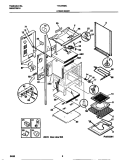 LOWER BODY Diagram and Parts List for TEO356BCWC  Tappan Range
