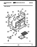 BODY PARTS Diagram and Parts List for GF501KXD3  Frigidaire Range