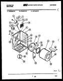 CABINET AND COMPONENT PARTS Diagram and Parts List for DGA500G1D  Kelvinator Dryer