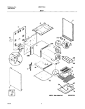 BODY Diagram and Parts List for WEF311SHDA  Westinghouse Range
