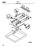 BURNER PARTS Diagram and Parts List for TPC8X3XCD3  Tappan Cooktop