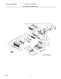 RECOMMENDED SPARE PARTS Diagram and Parts List for FRP77PTT2A0  Frigidaire Air Conditioner