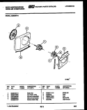 AIR HANDLING PARTS Diagram and Parts List for AC082N7A1  Frigidaire Air Conditioner
