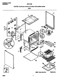 BODY Diagram and Parts List for MEF311SBWL  Frigidaire Range