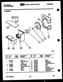 AIR HANDLING PARTS Diagram and Parts List for M428F2SA  Kelvinator Air Conditioner